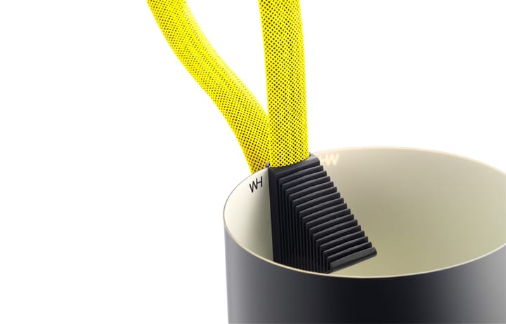 Lámpara de pie Rope Trick, Negro-amarillo HAY