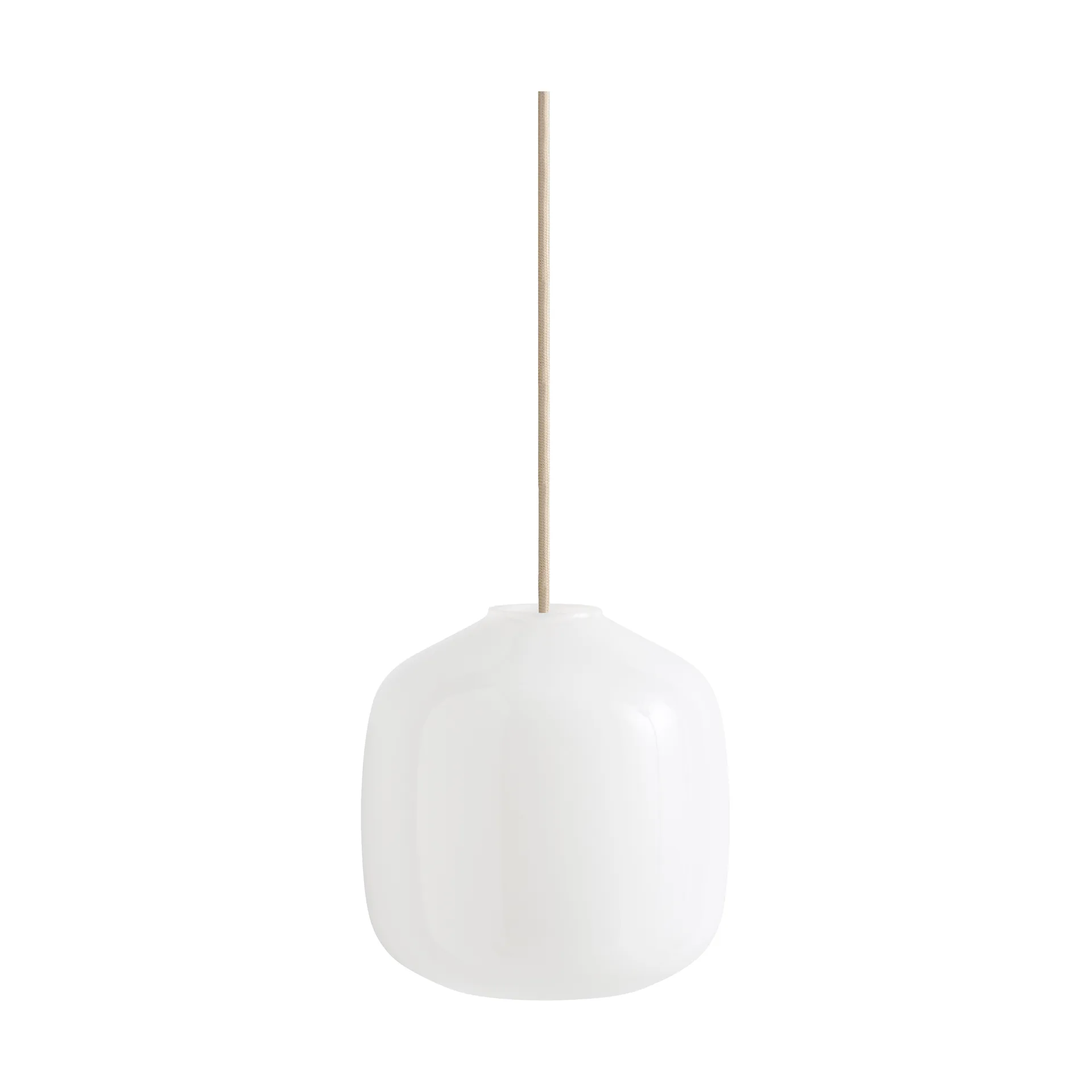 Lámpara de techo Buoy Ø20 cm, Opal glass-beton grey HAY