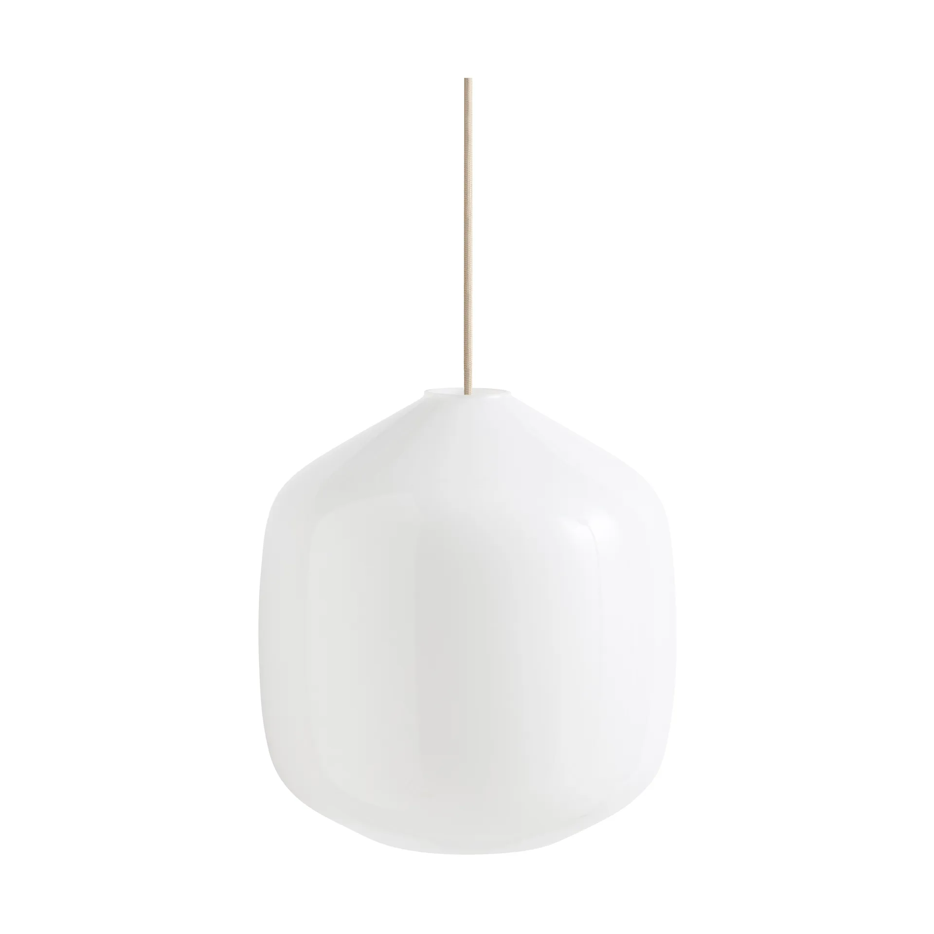Lámpara de techo Buoy Ø30 cm, Opal glass-beton grey HAY