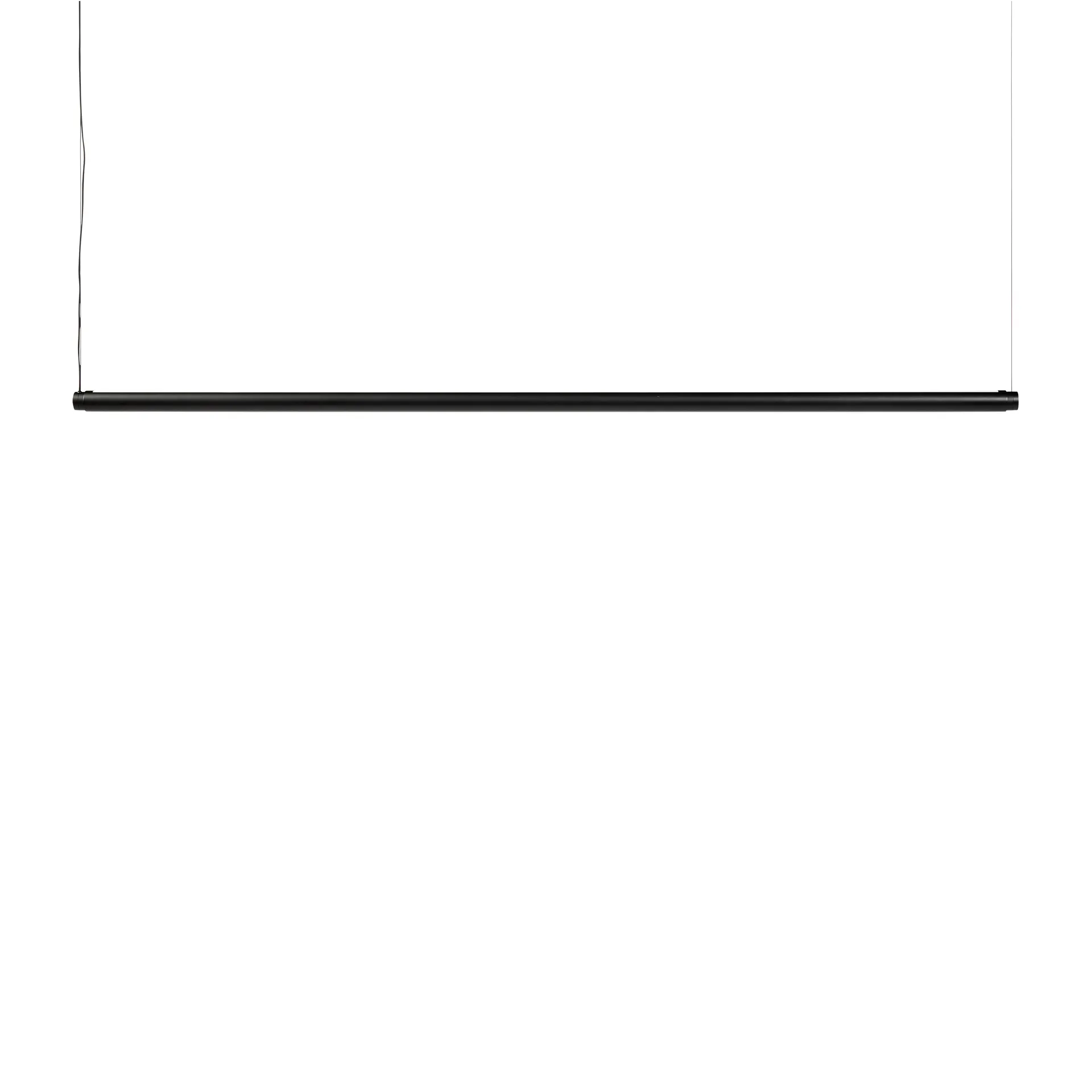 Lámpara de techo Factor Linear Suspension 1500 Diffused, Clear anodised aluminio HAY