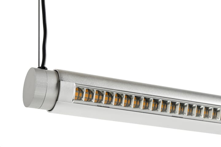 Lámpara de techo Factor Linear Suspension 1500 Directional, Clear anodised aluminio HAY