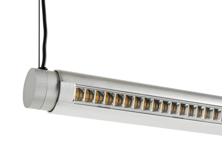 Lámpara de techo Factor Linear Suspension 1500 Directional - Clear anodised aluminio - HAY