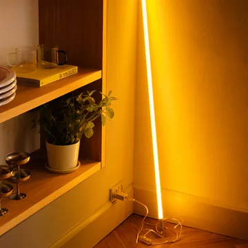 Lámpara fluorescente Neon Tube Slim 120 cm - Yellow, 120 cm - HAY