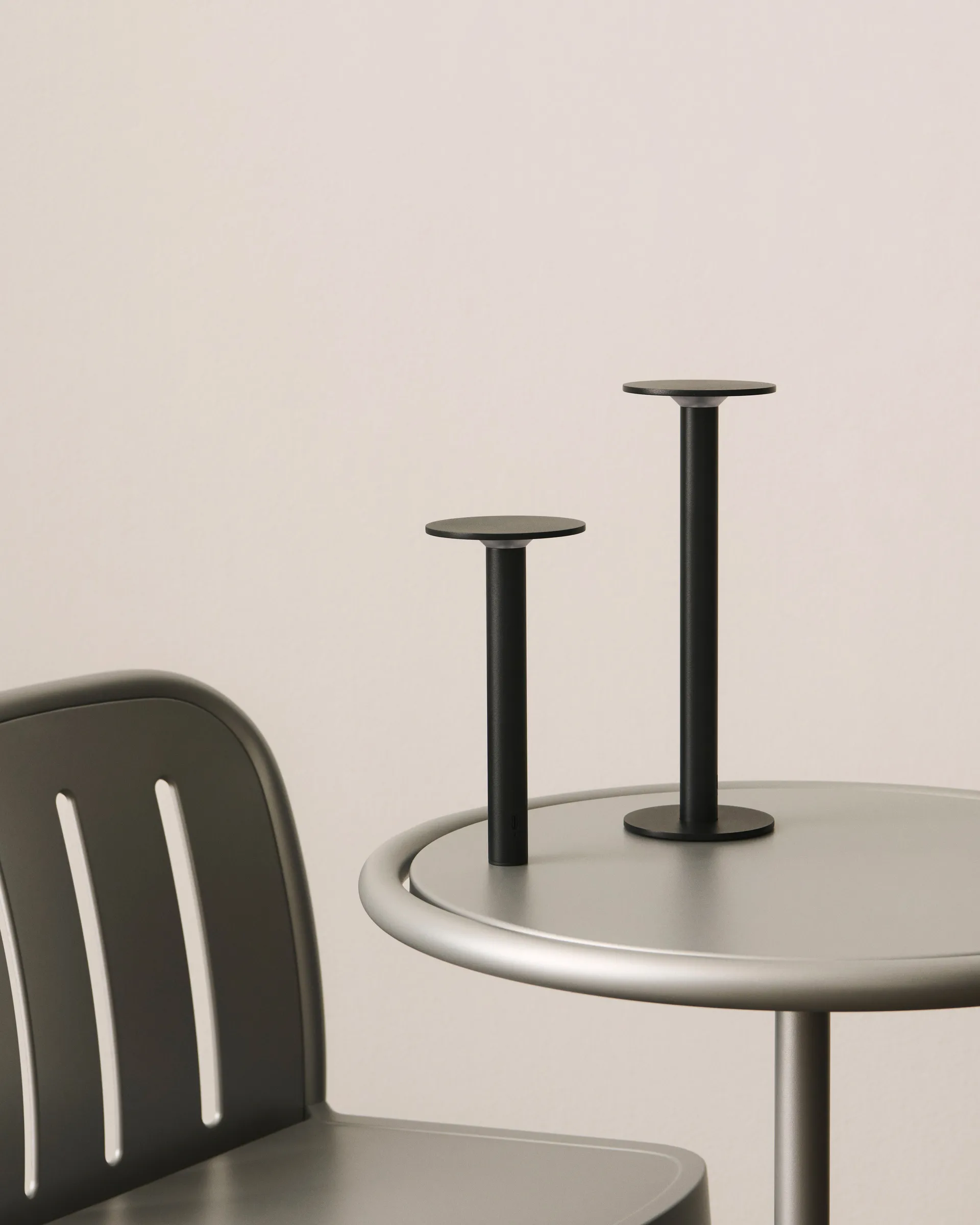 Lámpara portátil, Antracita, 22 cm HAY