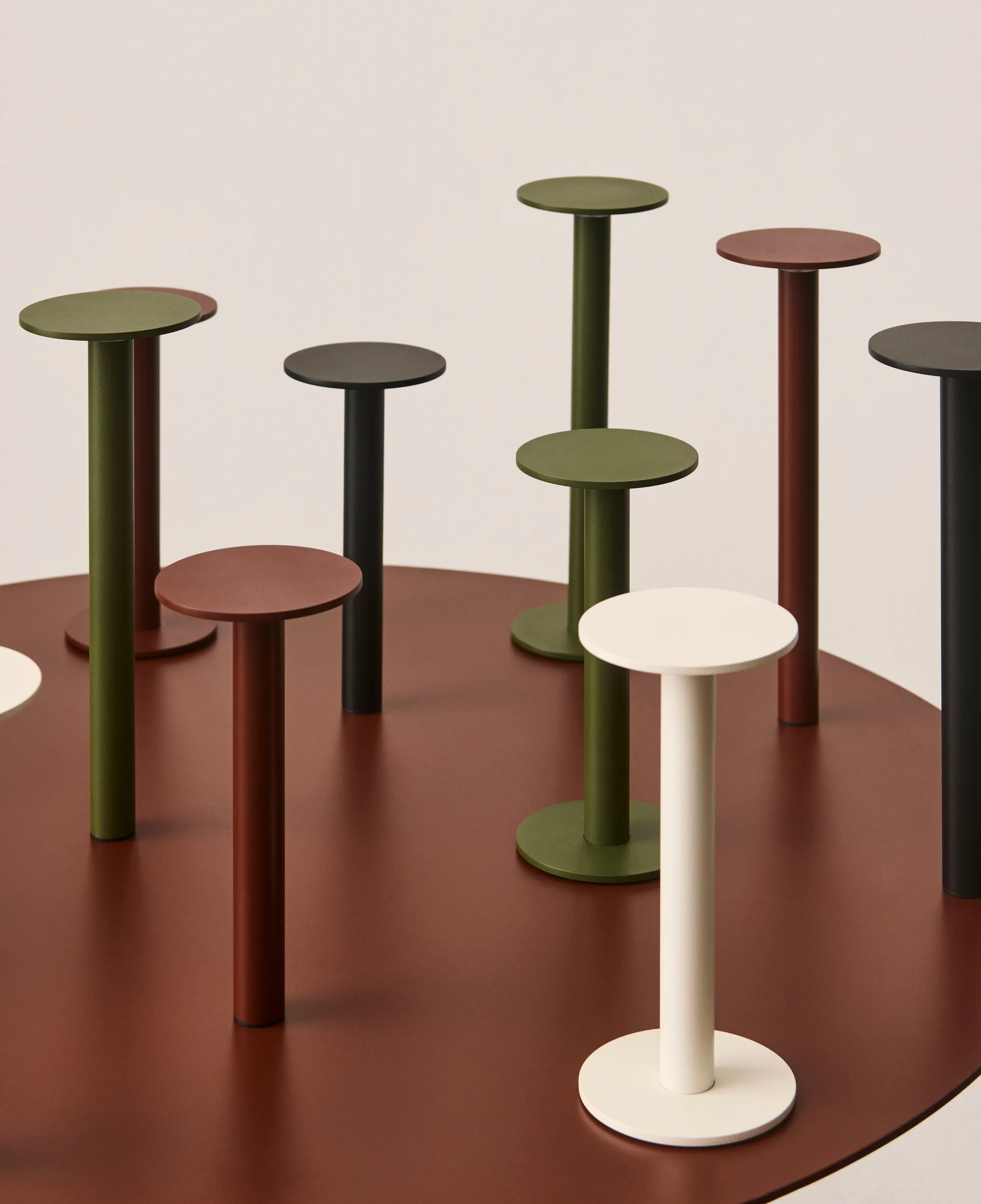 Lámpara portátil, Blanco crema, 22 cm HAY