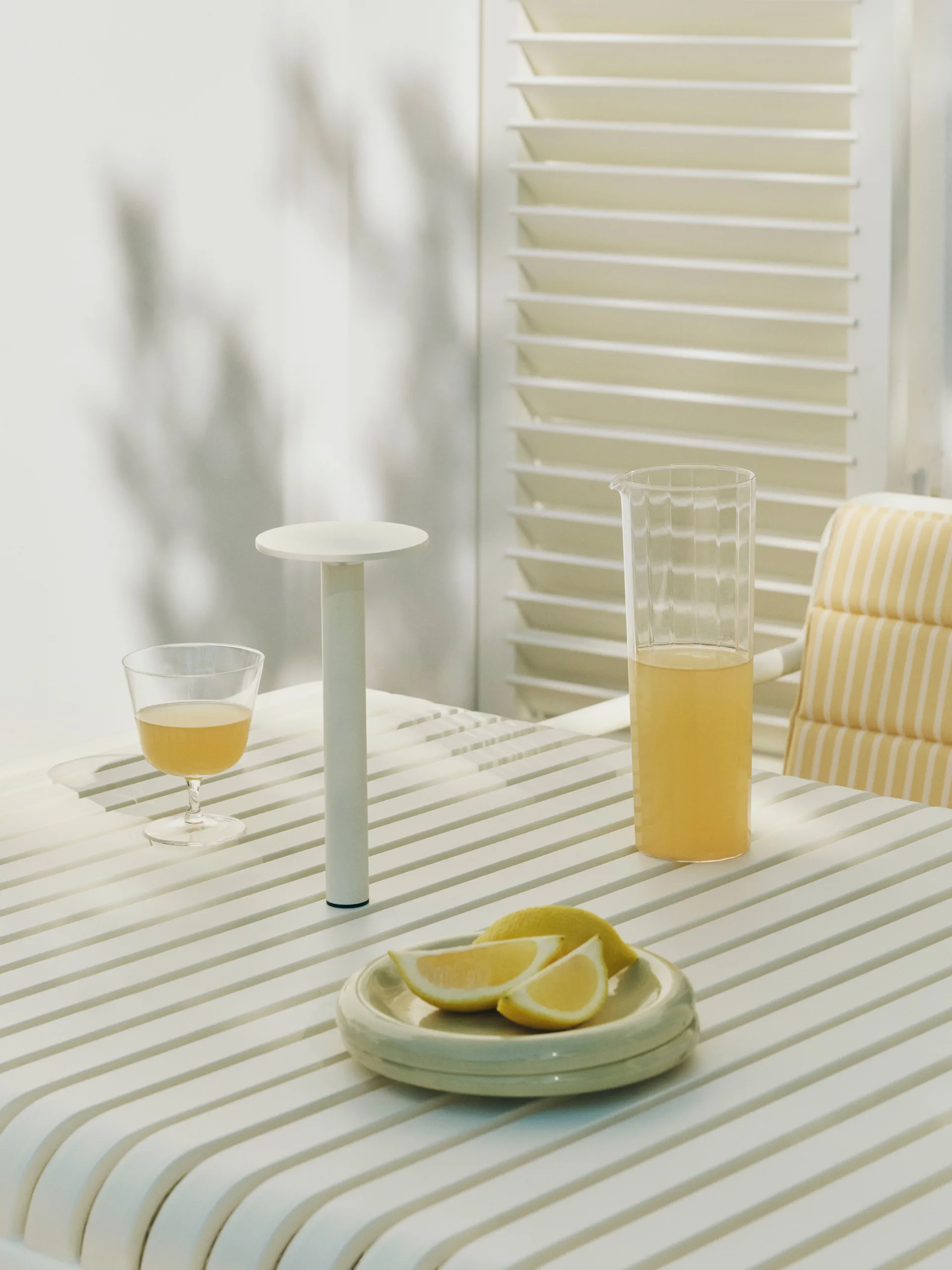 Lámpara portátil, Blanco crema, 22 cm HAY