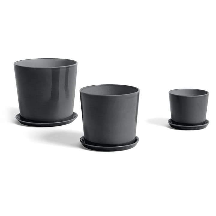 Maceta Botanical Family M Ø13,5 cm, Anthracite HAY