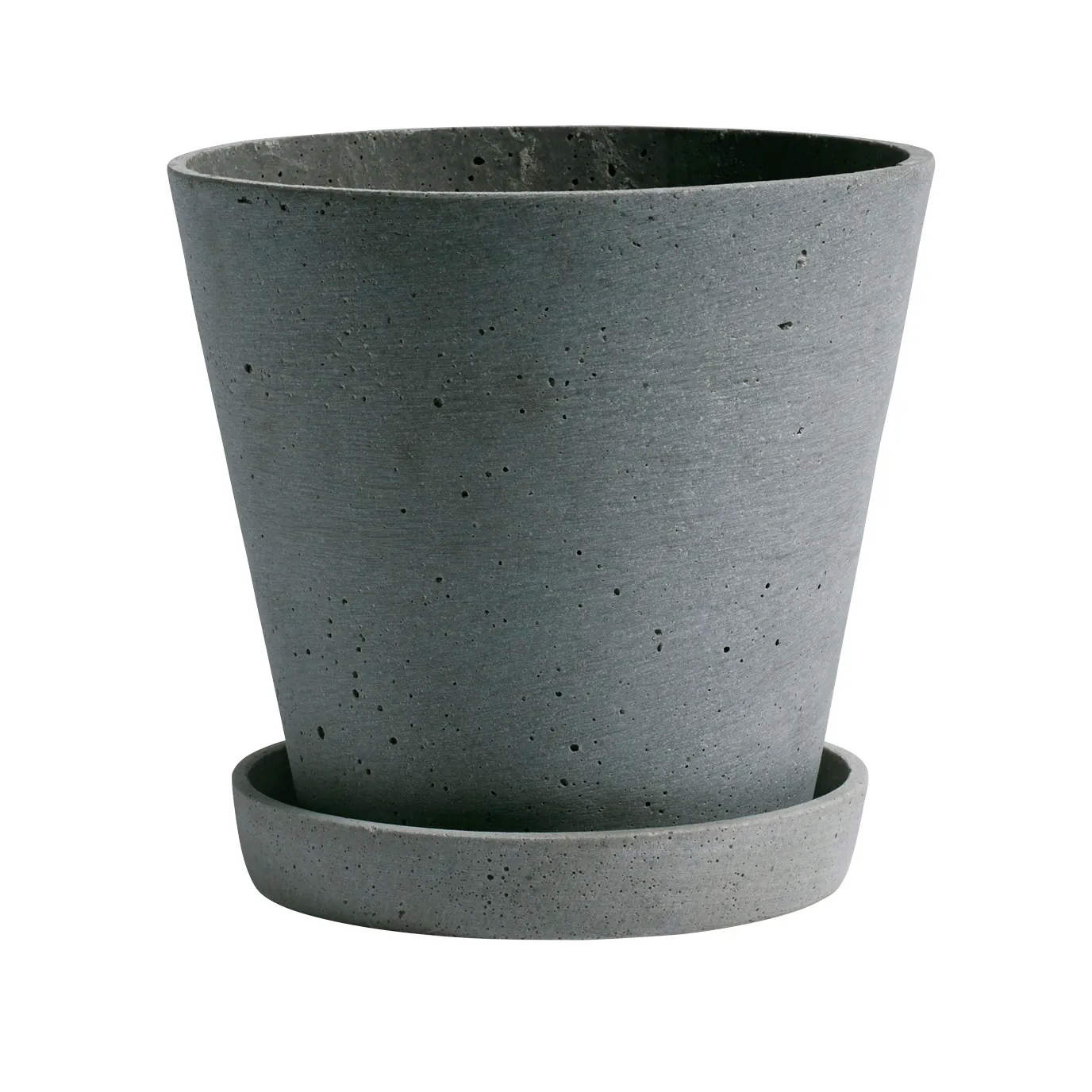 Maceta HAY Flowerpot with saucer XXXL Ø34 cm, verde HAY
