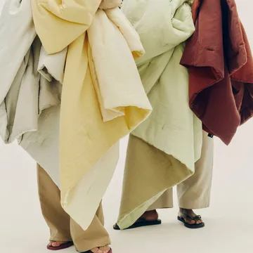 Manta Air Quilt - Soft yellow, 140x200 cm - HAY