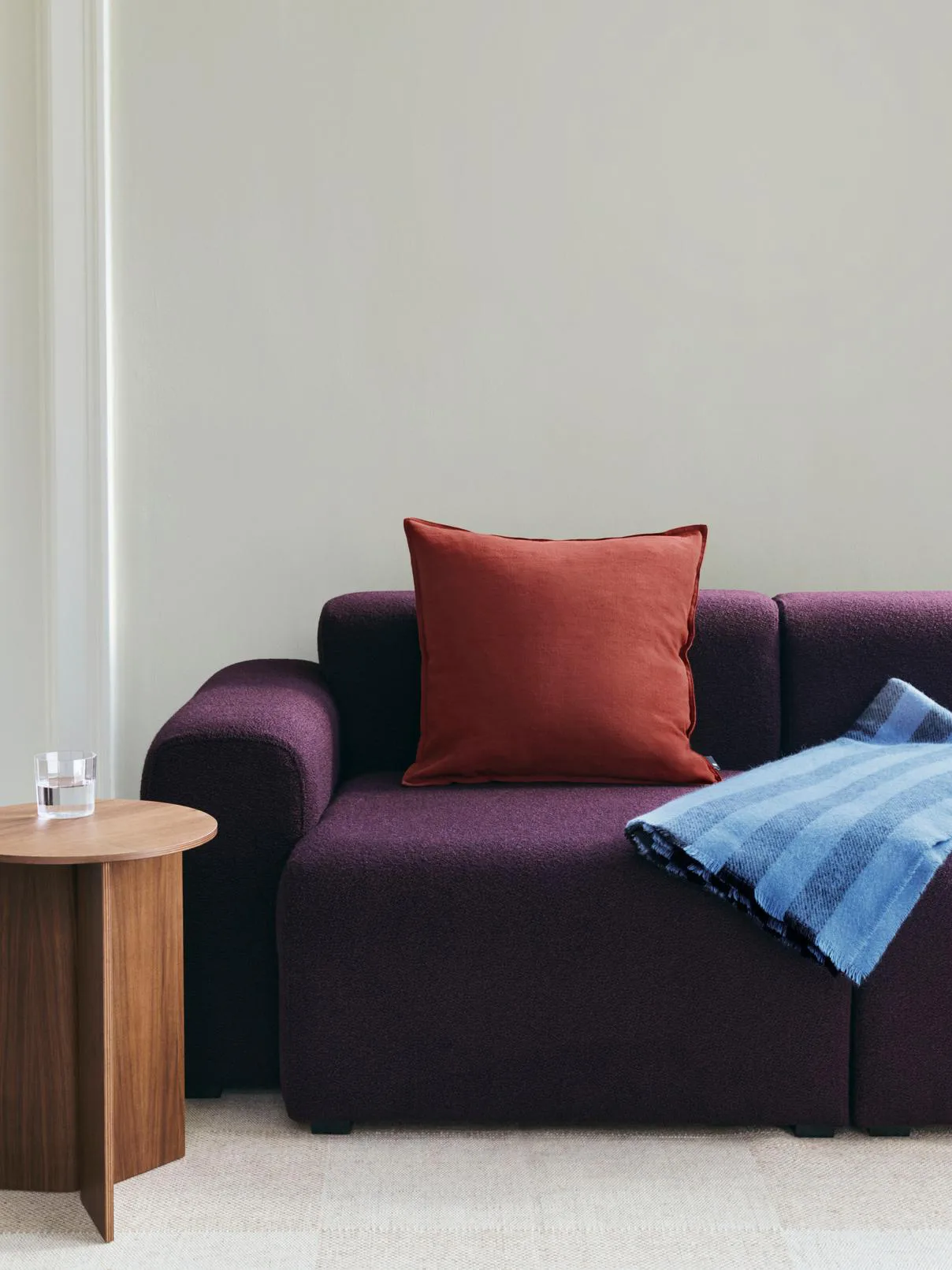 Manta Duo 130x180 cm, Sky blue HAY