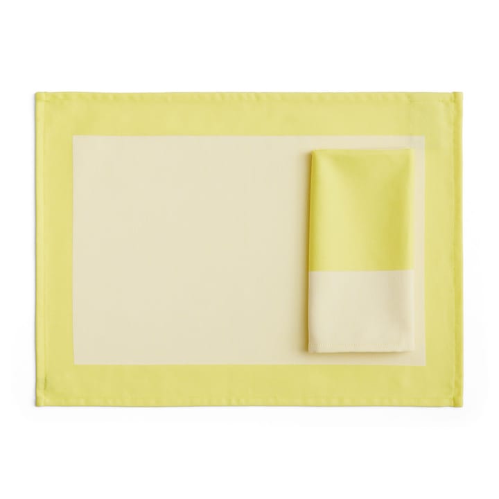 Mantel individual Ram 31x43 cm, Yellow HAY