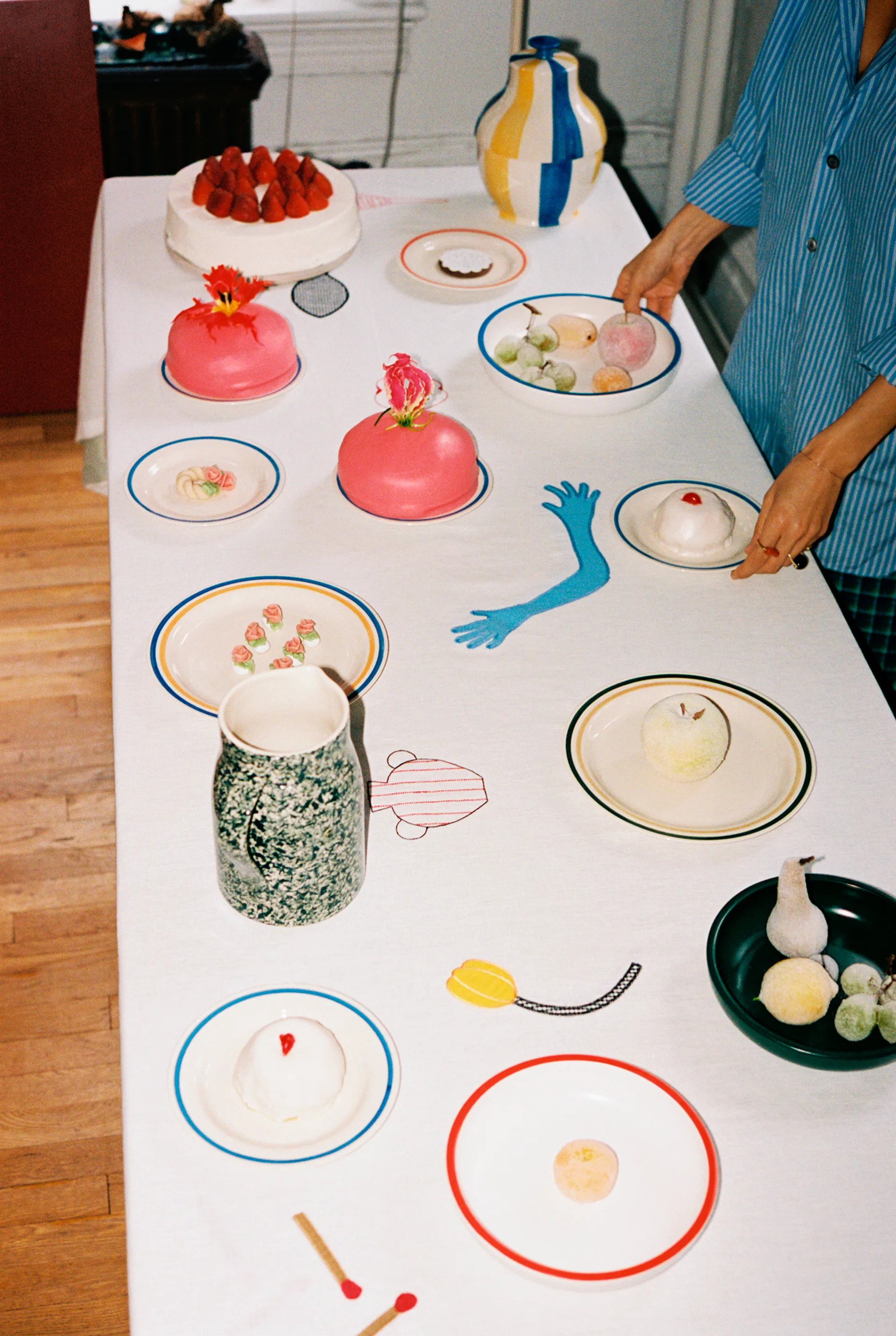 Mantel Sobremesa 140x300 cm, White HAY