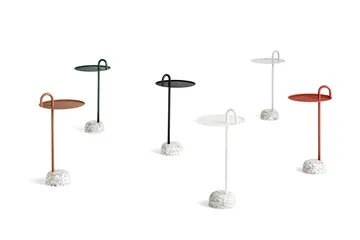 Mesa auxiliar Bowler - Fir green-granite - HAY