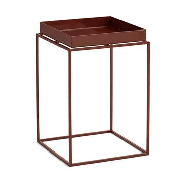 Mesa auxiliar con bandeja Tray Table medium - Chocolate, 30x30x44 cm - HAY