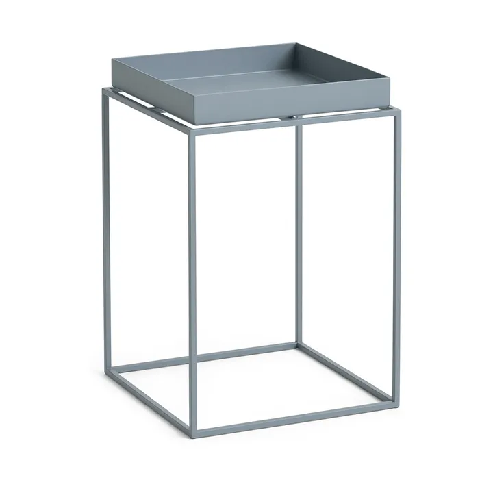 Mesa auxiliar con bandeja Tray Table medium - Pigeon blue, 30x30x44 cm - HAY