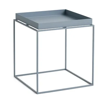 Mesa auxiliar con bandeja Tray Table medium - Pigeon blue, 40x40x44 cm - HAY