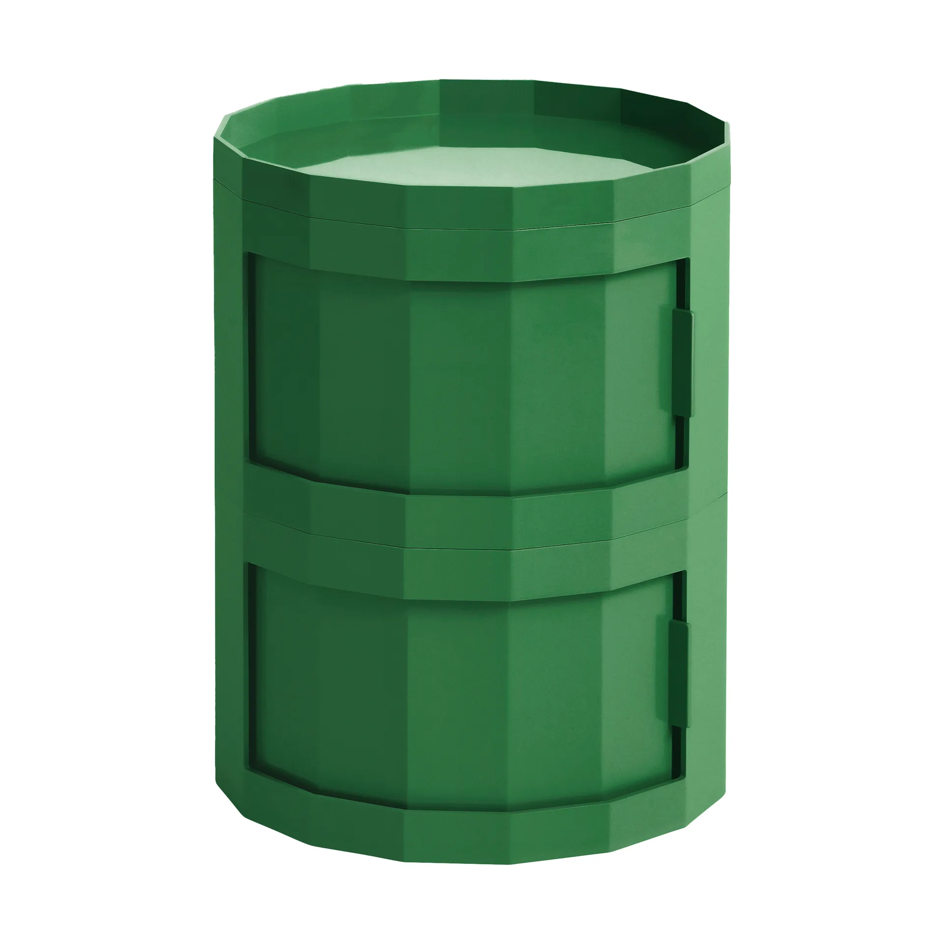 Mesa auxiliar Facet Cabinet 20, Spinach green HAY