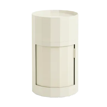 Mesa auxiliar Facet Cabinet high 66 cm - Eggshell - HAY