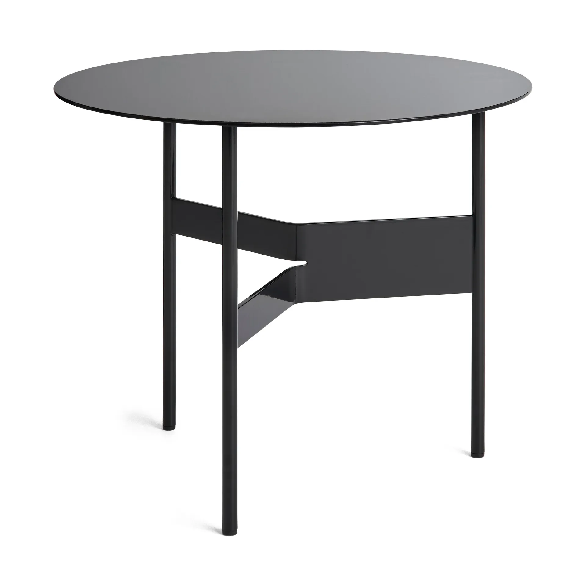 Mesa auxiliar Shim coffee table Ø54 cm, Black HAY