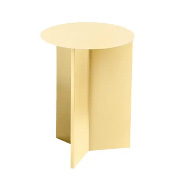 Mesa auxiliar Slit high Ø35 cm - Light yellow - HAY