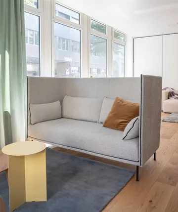 Mesa auxiliar Slit high Ø35 cm - Light yellow - HAY