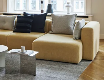 Mesa auxiliar Slit Oblong 27,5x49 cm - Mirror polished steel - HAY