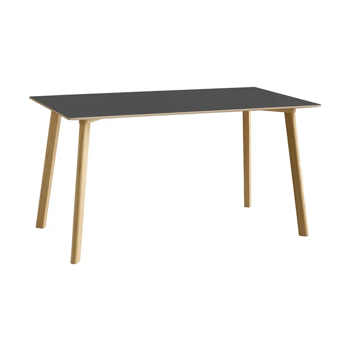 Mesa CPH210 Deux 2.0, 75×140 cm - Stone grey-roble lacado - HAY