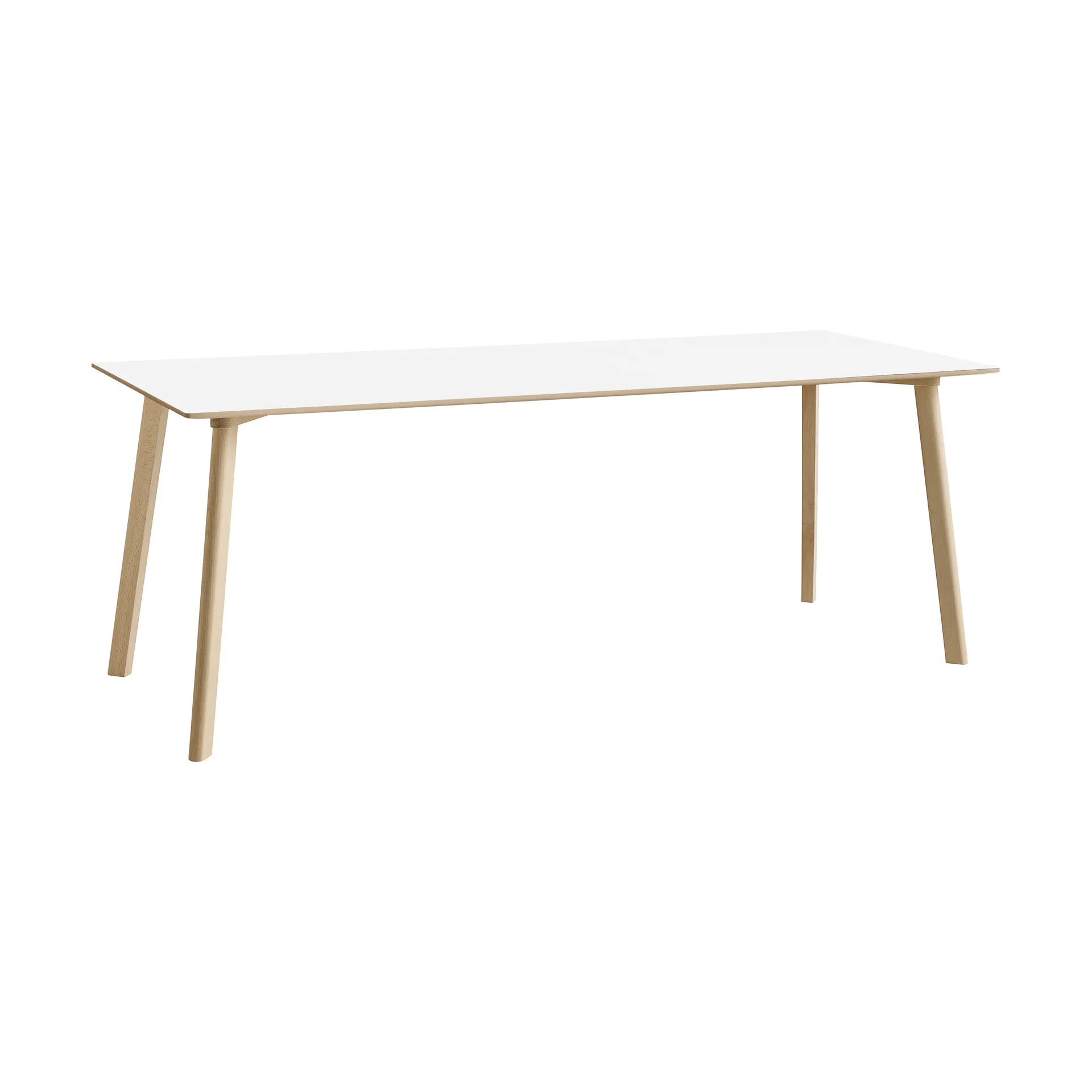 Mesa CPH210 Deux 2.0, 75x200 cm, Pearl white-haya sin tratar HAY