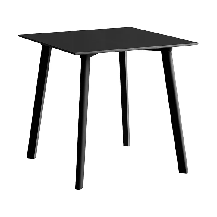 Mesa CPH210 Deux 2.0, 75x75 cm - Black al agua-haya - HAY