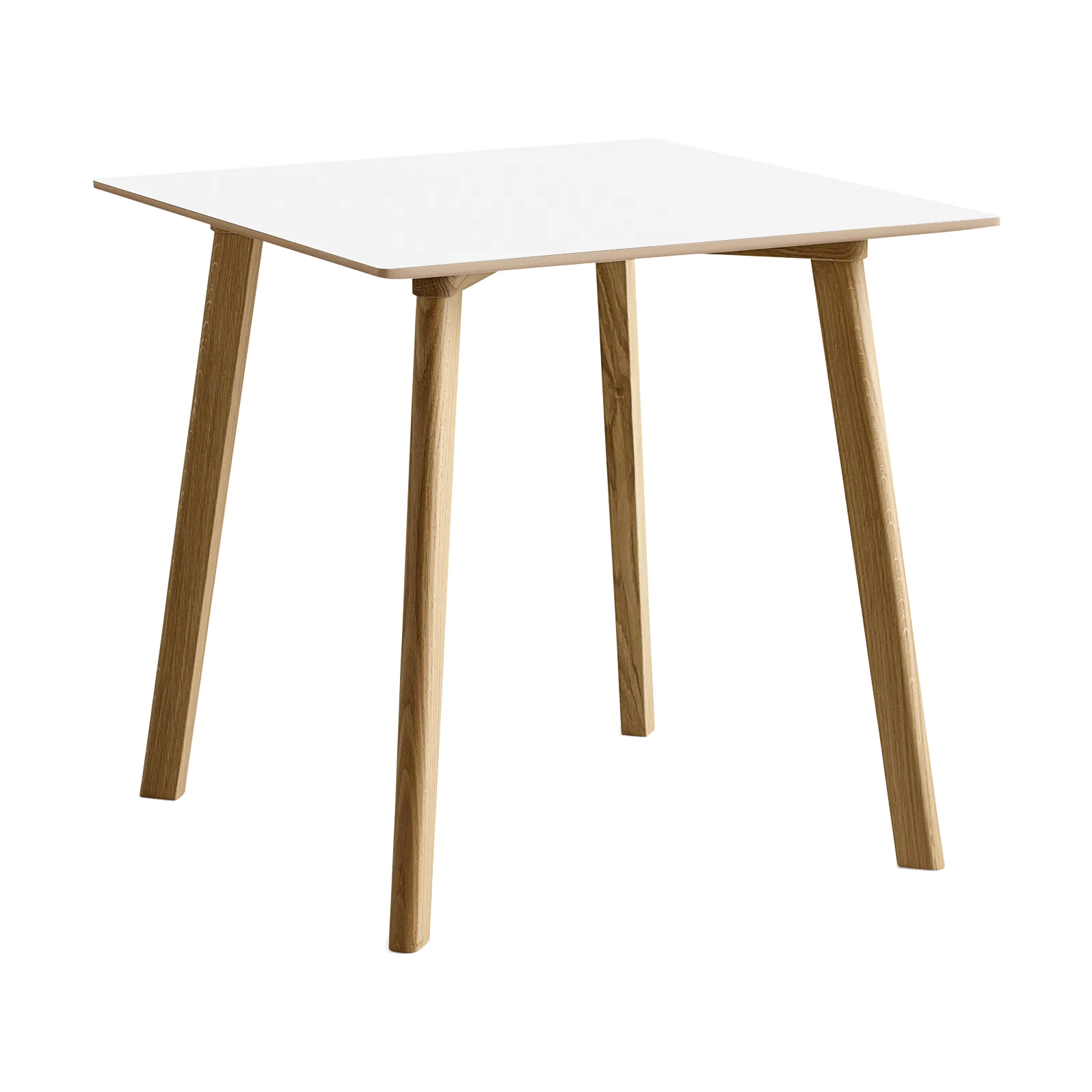 Mesa CPH210 Deux 2.0, 75x75 cm, Pearl white-roble lacado HAY