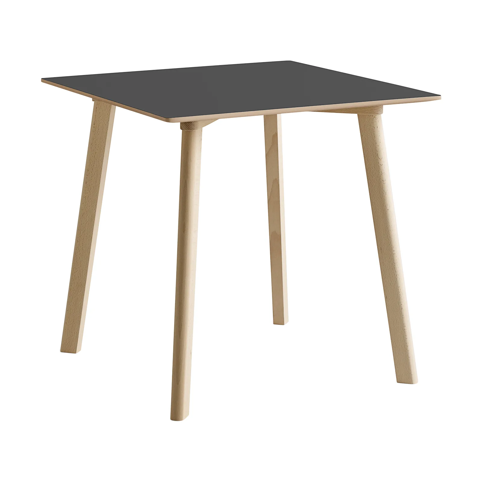 Mesa CPH210 Deux 2.0, 75x75 cm, Stone grey-haya sin tratar HAY