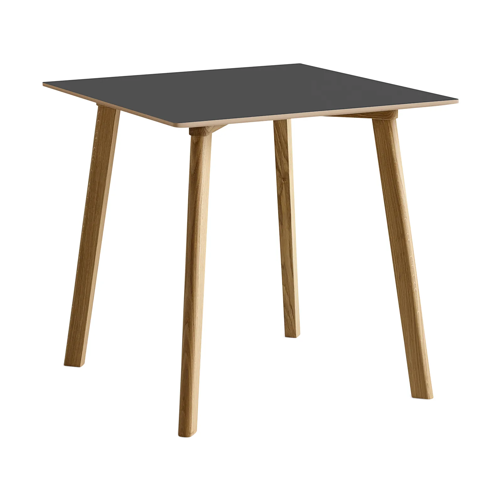 Mesa CPH210 Deux 2.0, 75x75 cm, Stone grey-roble lacado HAY