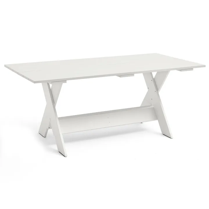Mesa Crate Dining Table 180 x 89,5 cm en pino lacado - Blanco - HAY