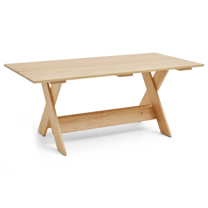 Mesa Crate Dining Table 180 x 89,5 cm en pino lacado - Transparente - HAY