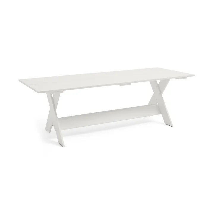 Mesa Crate Dining Table 230×89,5 cm pino lacado - Blanco - HAY
