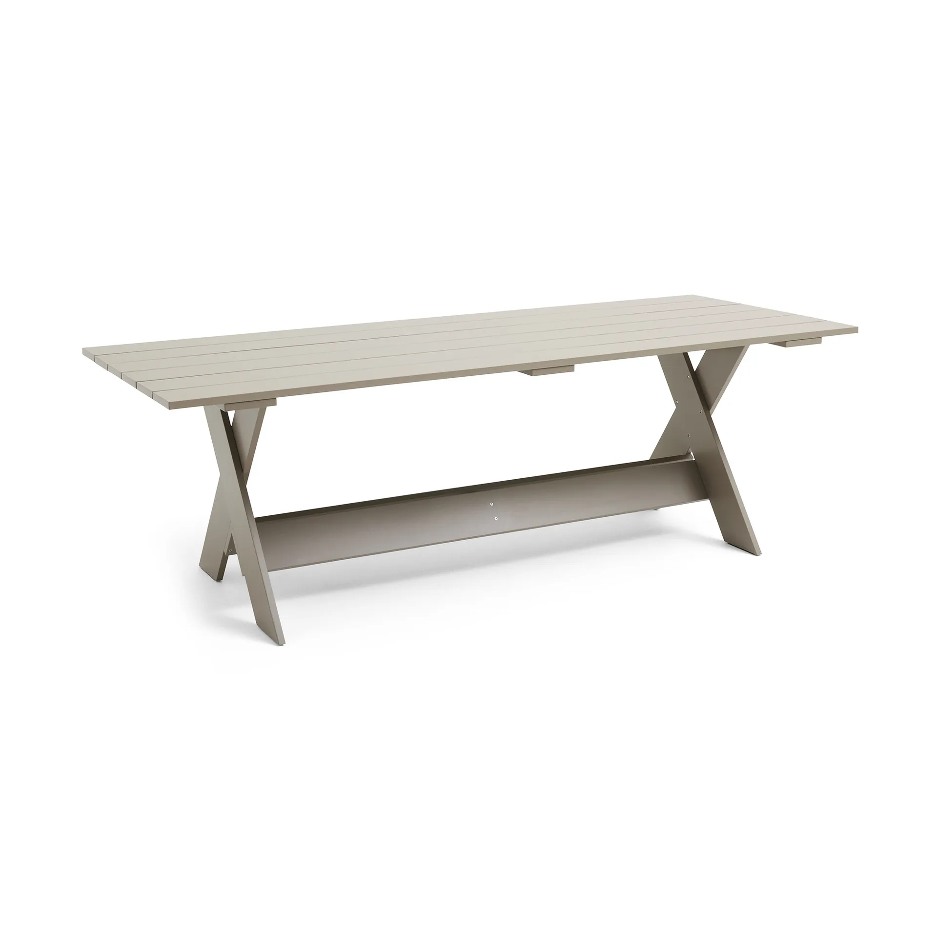 Mesa Crate Dining Table 230×89,5 cm pino lacado, Niebla de Londres HAY