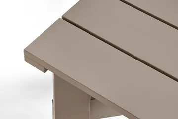 Mesa Crate Low Table 45x45x40 cm pino lacado - Niebla de Londres - HAY