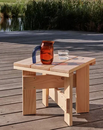 Mesa Crate Low Table 45x45x40 cm pino lacado - Pino lacado con barniz al agua - HAY