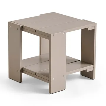 Mesa Crate Side Table 49,5×49,5×45 cm pino lacado - Niebla de Londres - HAY