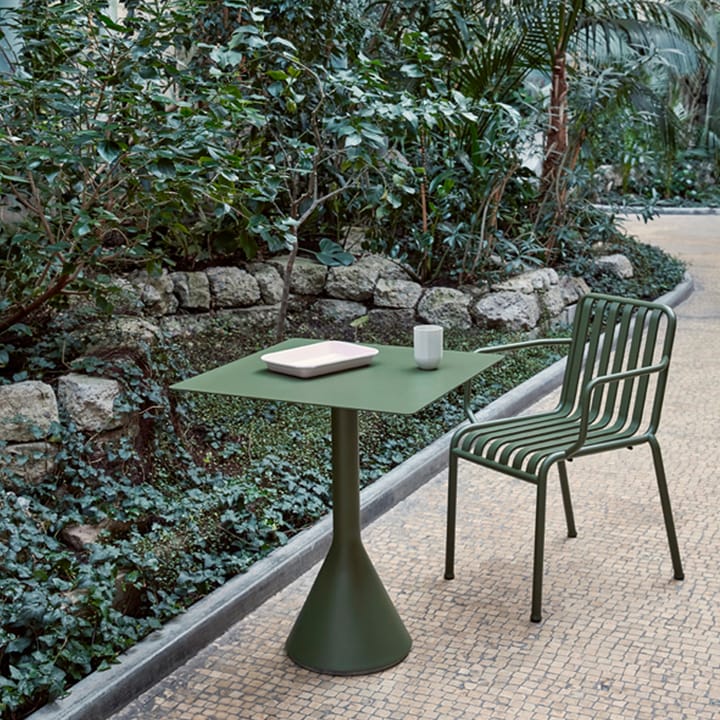 Mesa cuadrada de café 65x65 cm Palissade Cone  , Olive HAY