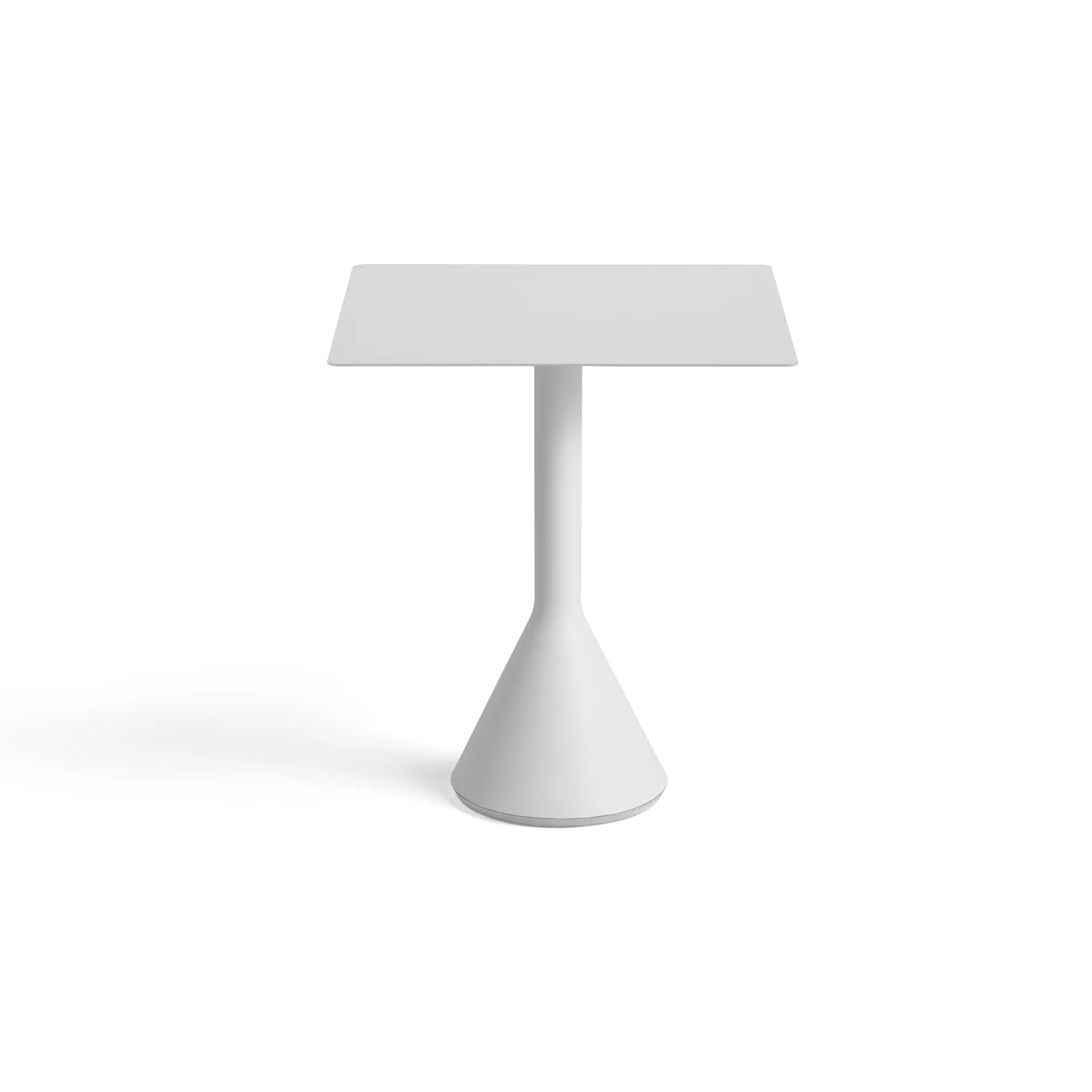Mesa cuadrada de café 65x65 cm Palissade Cone, Sky grey HAY