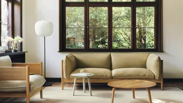 Mesa de centro Bella - Roble aceitado, Ø80 × 32 cm - HAY