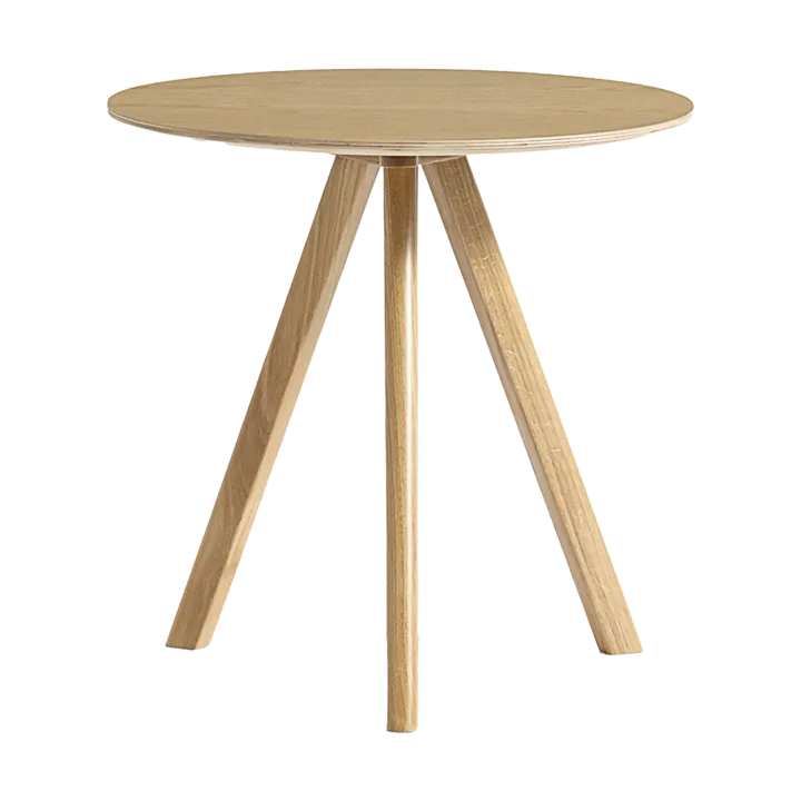 Mesa de centro CPH20 2.0, Ø50 cm - Roble lacado–chapado en roble - HAY