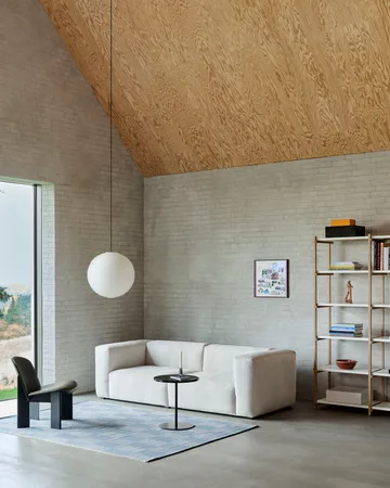 Mesa de centro Pyro Ø45 cm - Negro-negro - HAY