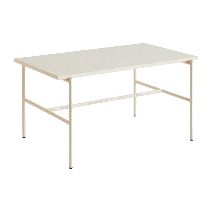 Mesa de centro Rebar 80x49x40,5 cm - Beige marble-alabaster - HAY