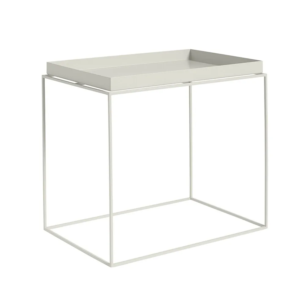 Mesa de centro Tray Table, Warm grey, large HAY
