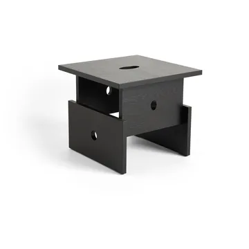 Mesa de centro Wood Box - Roble lacado negro - HAY