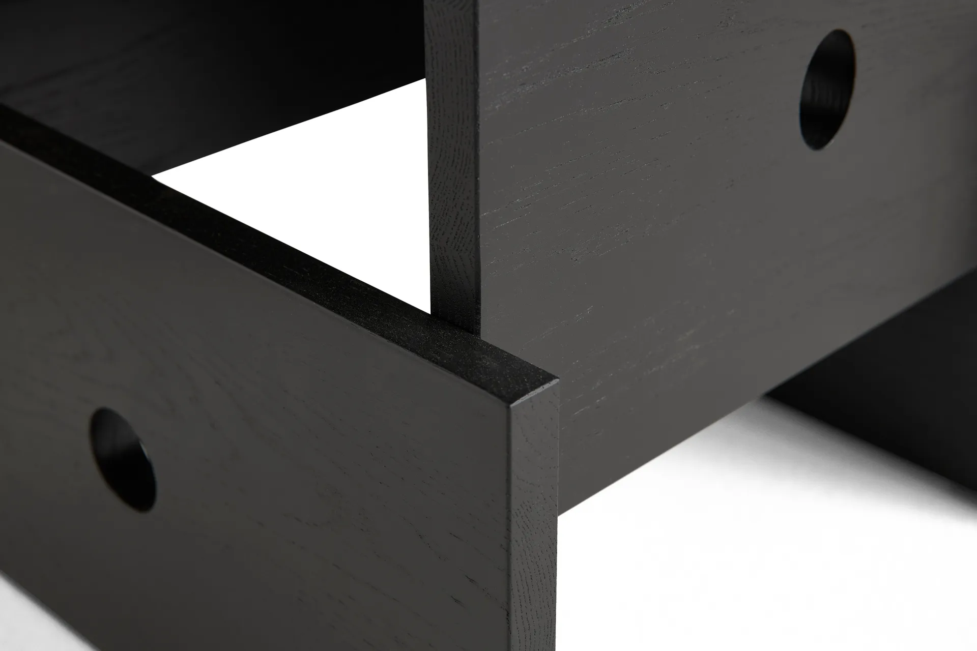 Mesa de centro Wood Box, Roble lacado negro HAY