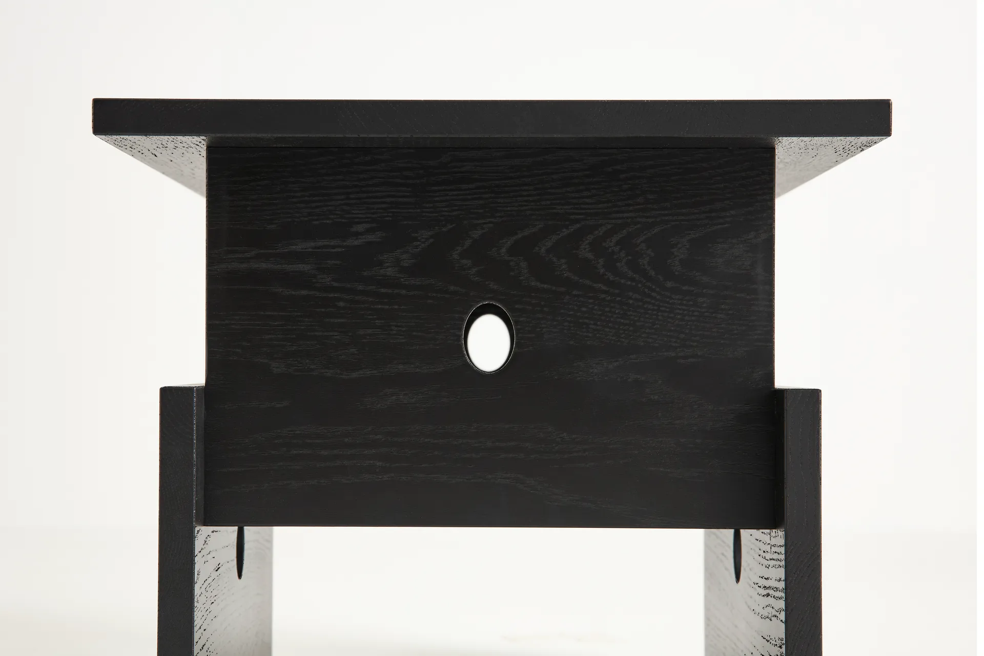 Mesa de centro Wood Box, Roble lacado negro HAY