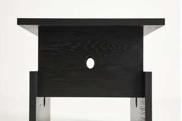 Mesa de centro Wood Box - Roble lacado negro - HAY